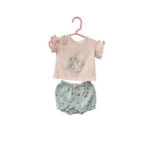 Mickey and Minnie SS Oufit - Disney Baby - NB